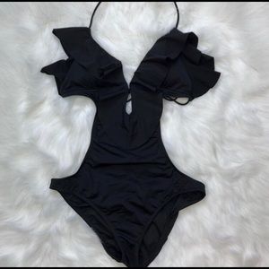 Victoria Secret Ruffle One Piece Out